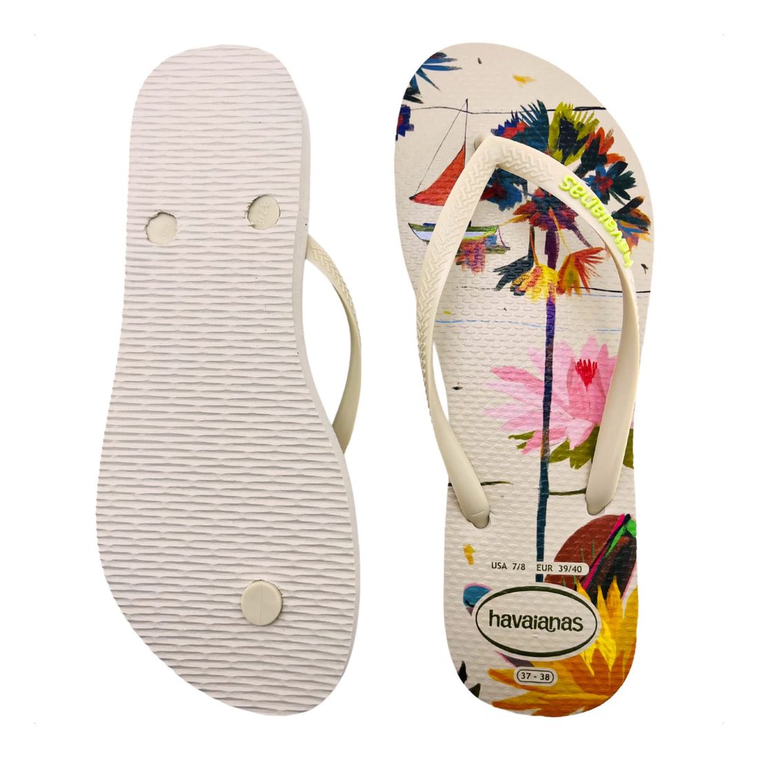Havaianas Slim Summer Bliss Off White Havaianas Slim Summer Bliss Off White
