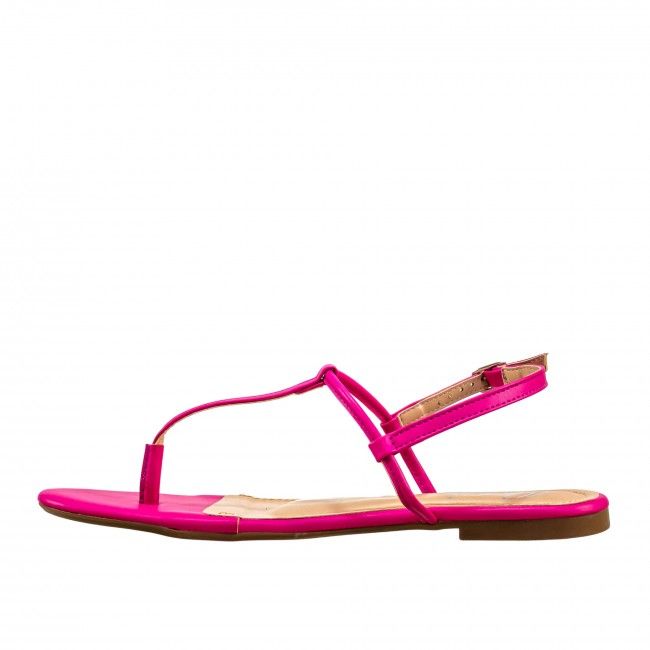 Rasteira Básica Minimalista Tiras Pink