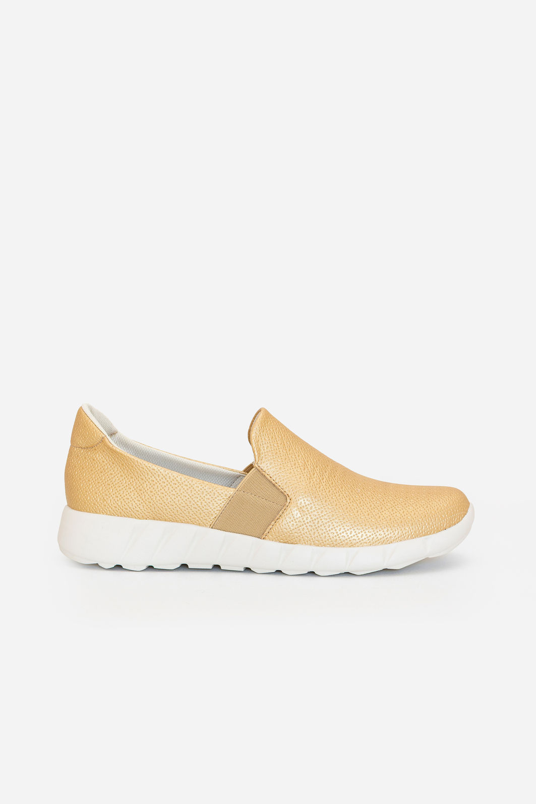 Tênis Slip On Prático Piccadilly Champagne Tênis Slip On Prático Piccadilly Champagne