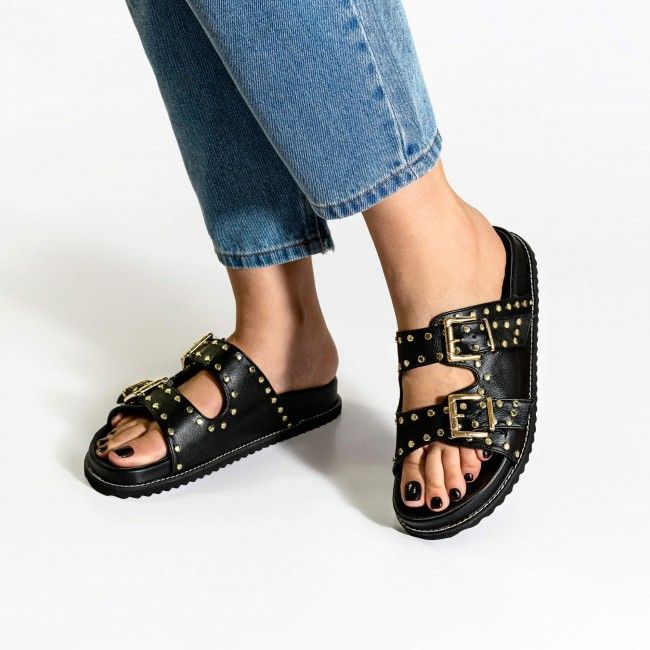 Papete Estilosa com Metal Preta