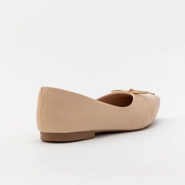 Sapatilha Laço e Bico Fino Amêndoa Sapatilha Laço e Bico Fino Amêndoa