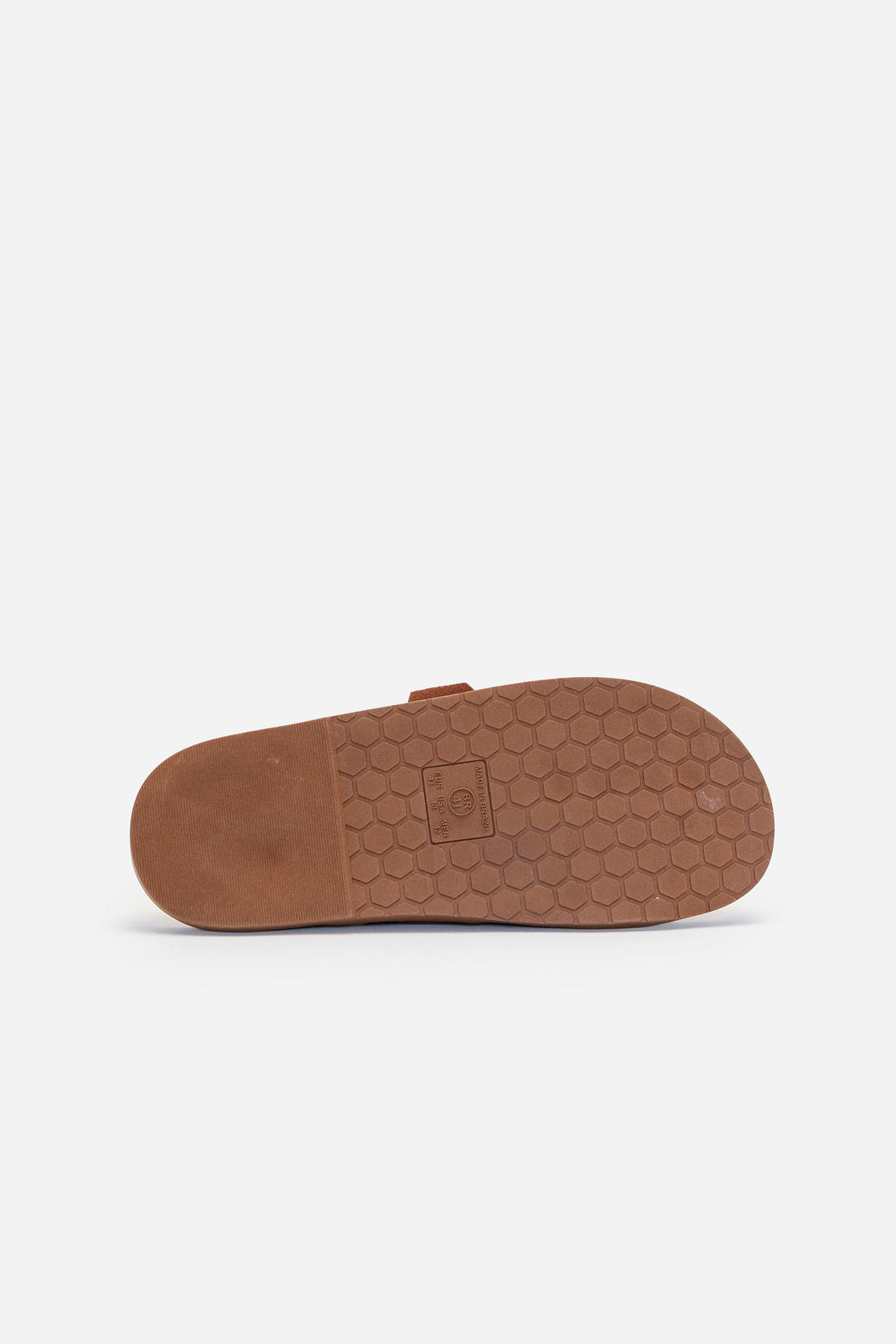 Papete com Tiras Cruzadas e Maxi Fivela Caramelo Papete com Tiras Cruzadas e Maxi Fivela Caramelo