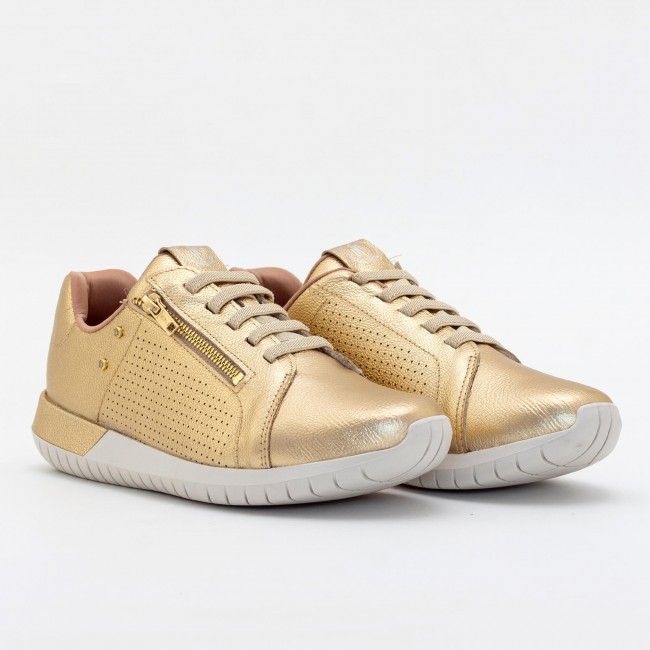 Tênis Usaflex Confortável e Prático Ouro Tênis Usaflex Confortável e Prático Ouro