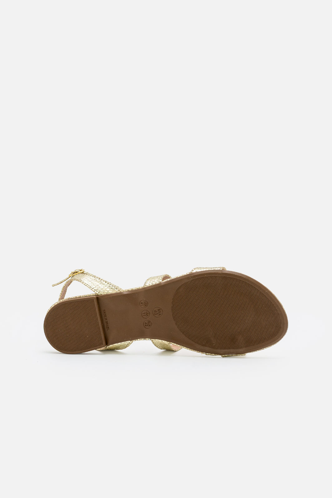 Rasteira com Lacinhos e Tornozeleira Ouro Rasteira com Lacinhos e Tornozeleira Ouro