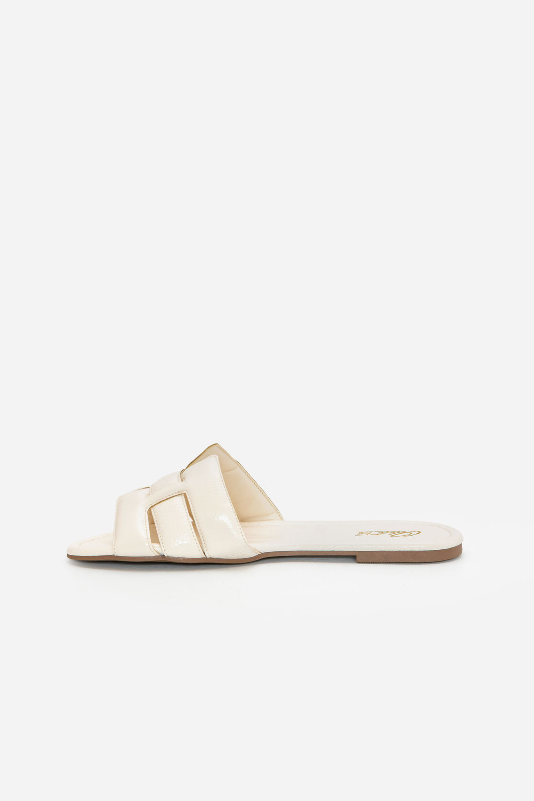 Rasteira Tiras Fofas Moderna Off White Rasteira Tiras Fofas Moderna Off White