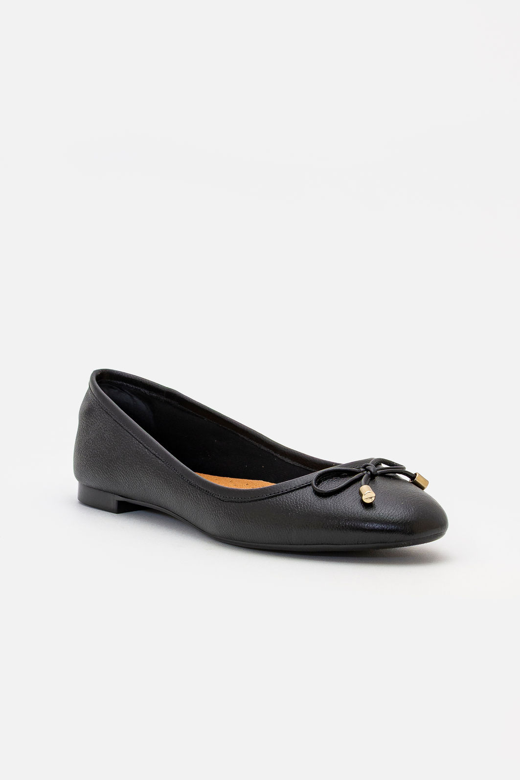 Sapatilha Delicada em Couro Preta Sapatilha Delicada em Couro Preta