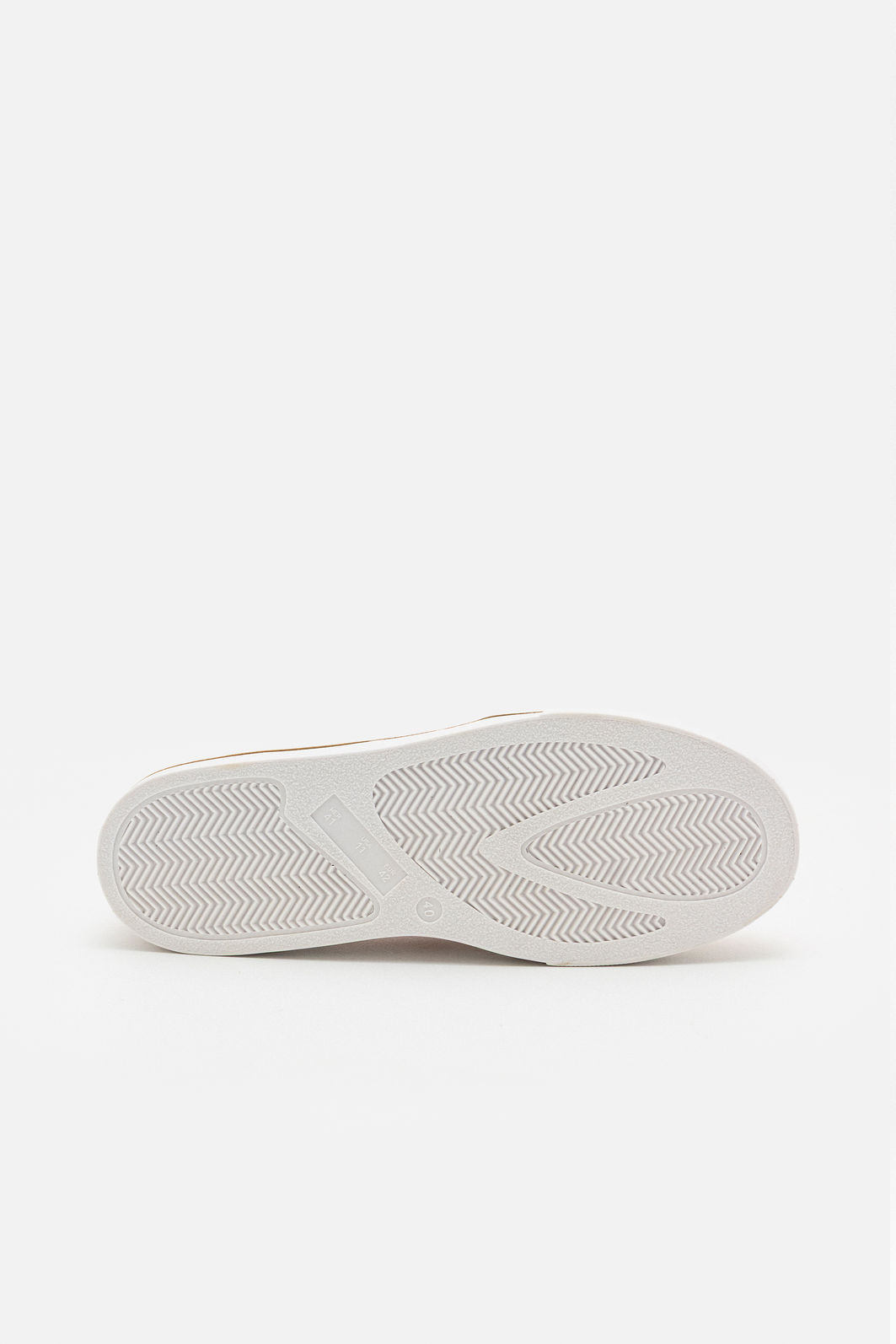 Tênis Slip On com Solado Alto Amêndoa Tênis Slip On com Solado Alto Amêndoa