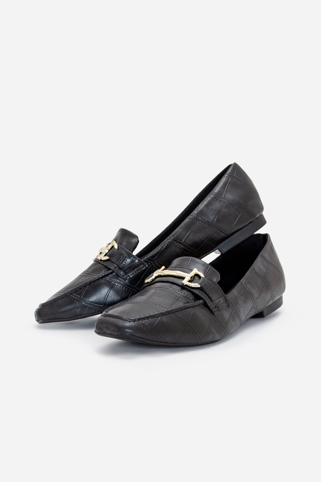 Mocassim Croco Tradicional Preto Mocassim Croco Tradicional Preto