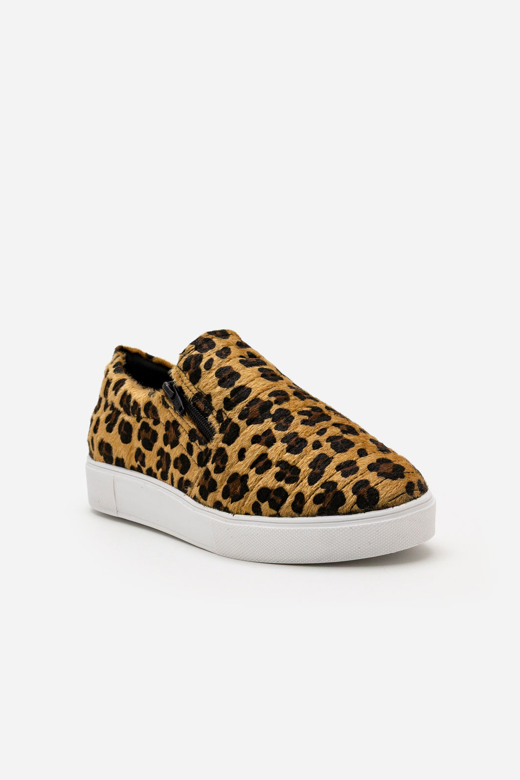 Tênis Slip On com Recortes Onça
