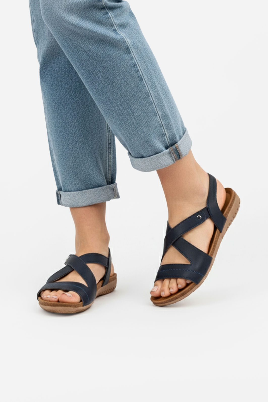 Sandália Confortável Usaflex Marinho Sandália Confortável Usaflex Marinho