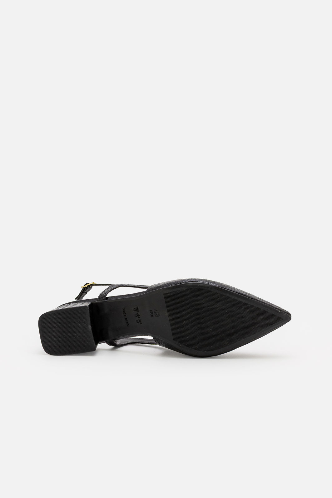Chanel Texturizado com Salto Baixo Preto Chanel Texturizado com Salto Baixo Preto