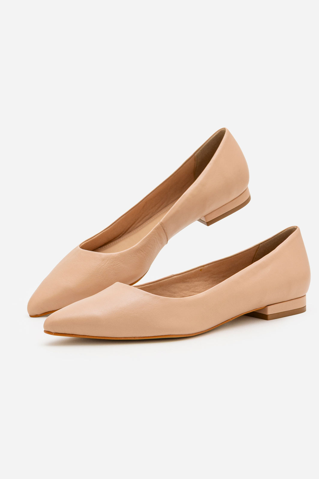 Sapatilha em Couro Elegante Amêndoa Sapatilha em Couro Elegante Amêndoa