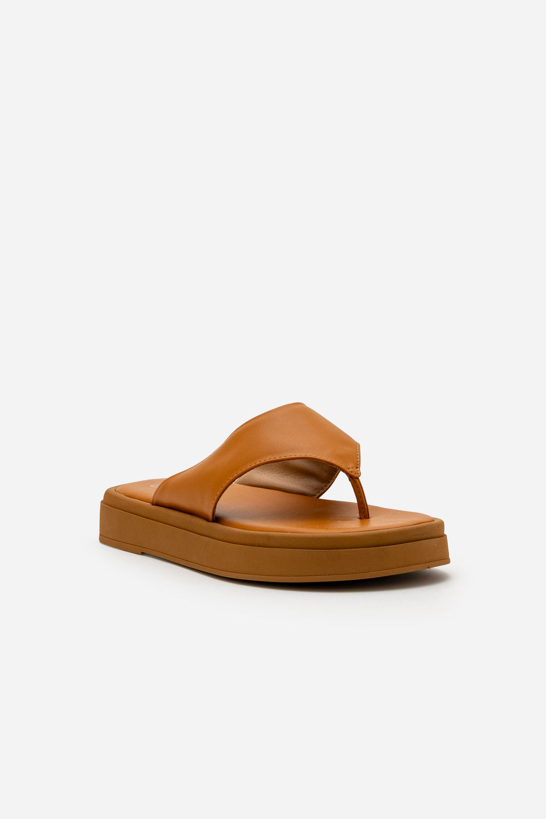 Mule Flatform de Dedo Caramelo Mule Flatform de Dedo Caramelo