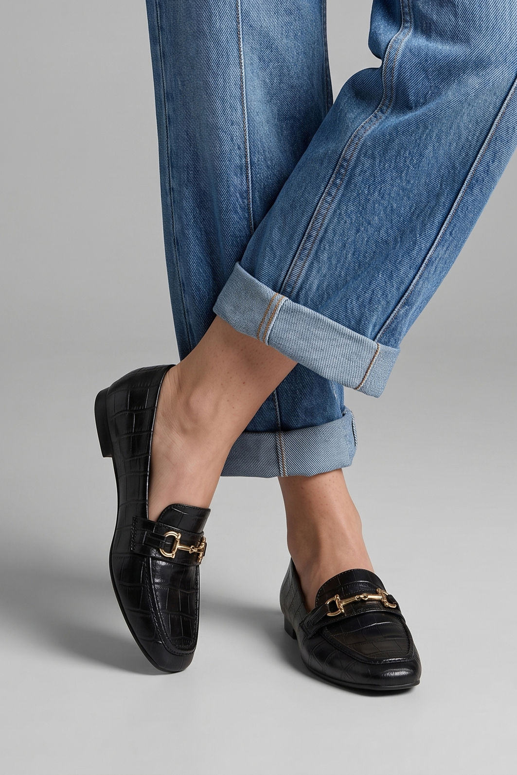 Mocassim Croco Tradicional Preto Mocassim Croco Tradicional Preto