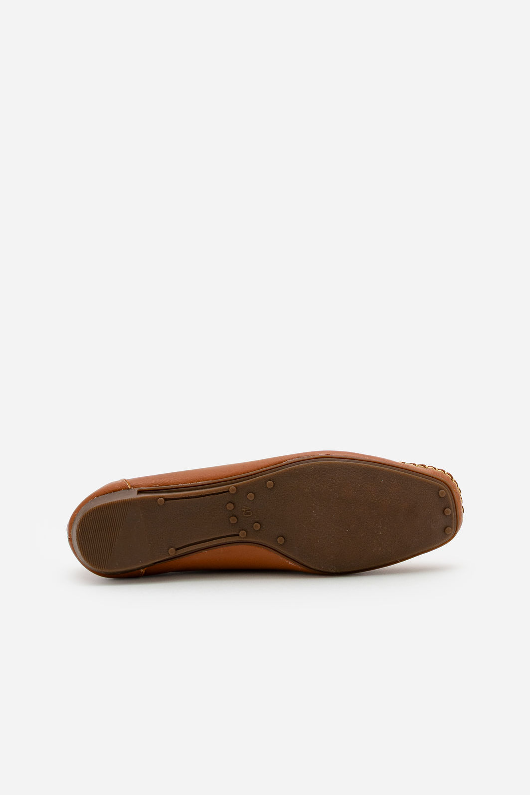 Mocassim em Couro com Sola em Borracha Tostado Mocassim em Couro com Sola em Borracha Tostado
