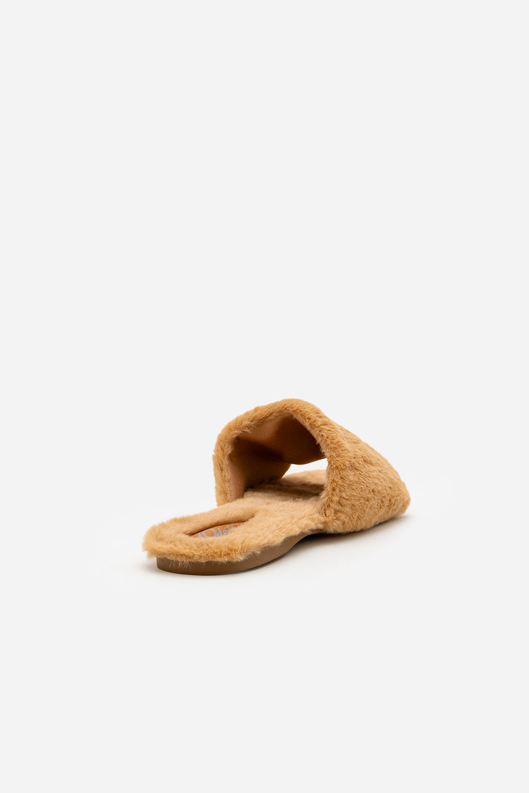 Pantufa com Tira Larga Bege Pantufa com Tira Larga Bege