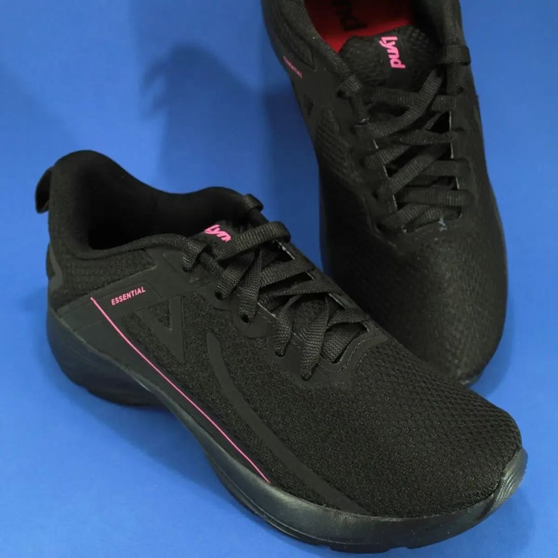 Tênis Esportivo Essential Lynd Preto Tênis Esportivo Essential Lynd Preto