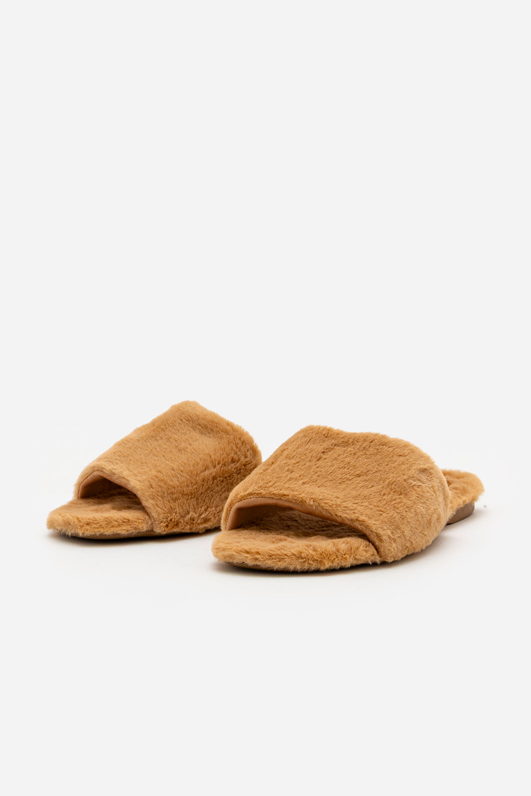 Pantufa com Tira Larga Bege Pantufa com Tira Larga Bege