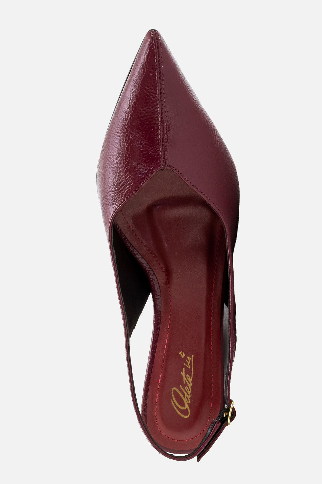 Slingback com Salto Anabela Bordo Slingback com Salto Anabela Bordo