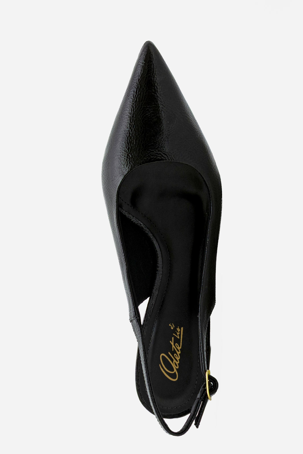 Chanel em Verniz com Salto Cromado Preto Chanel em Verniz com Salto Cromado Preto