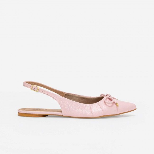 Slingback em Verniz Delicado Rose Slingback em Verniz Delicado Rose