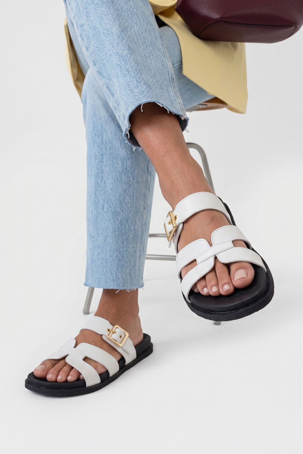Papete em H com Regulagem Off White Papete em H com Regulagem Off White