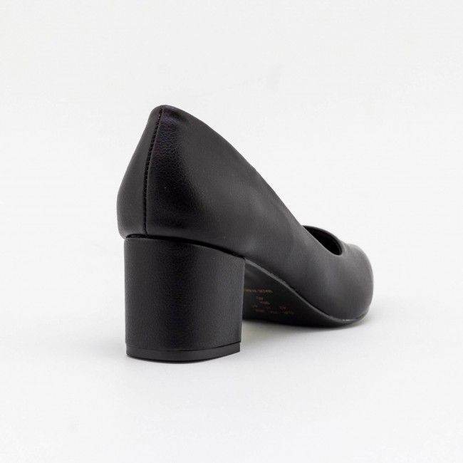 Scarpin Clássico com Salto Bloco Preto Scarpin Clássico com Salto Bloco Preto