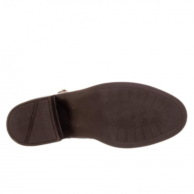 Bota Cano Curto com Zíper Lateral Confortflex Café