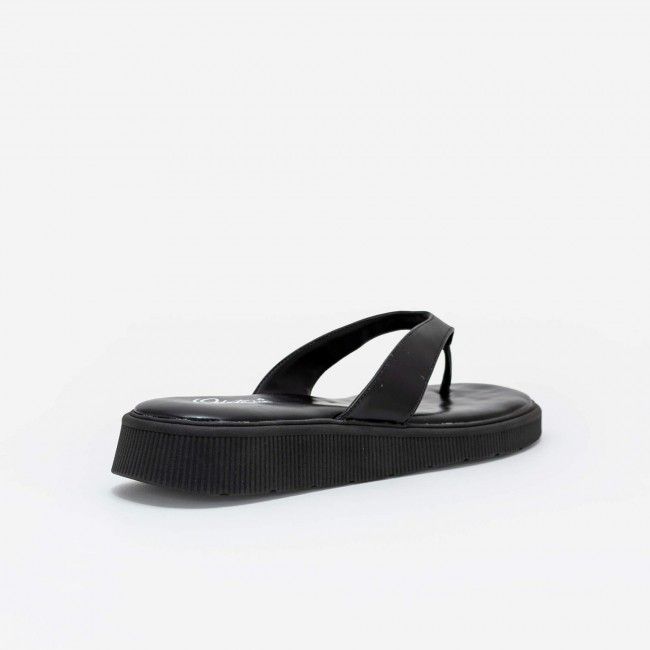 Flatform Minimalista com Dedo Preta Flatform Minimalista com Dedo Preta