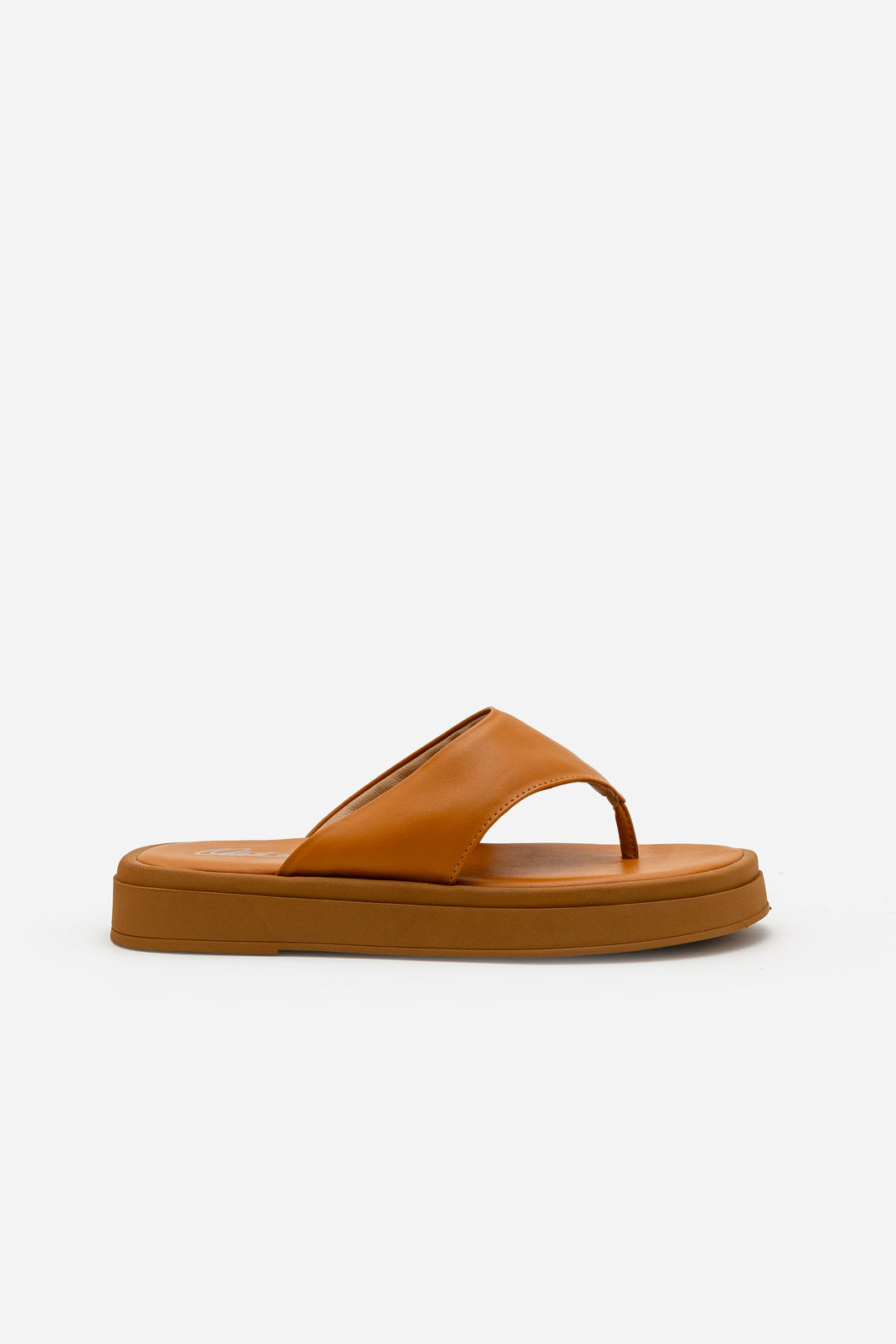 Mule Flatform de Dedo Caramelo Mule Flatform de Dedo Caramelo
