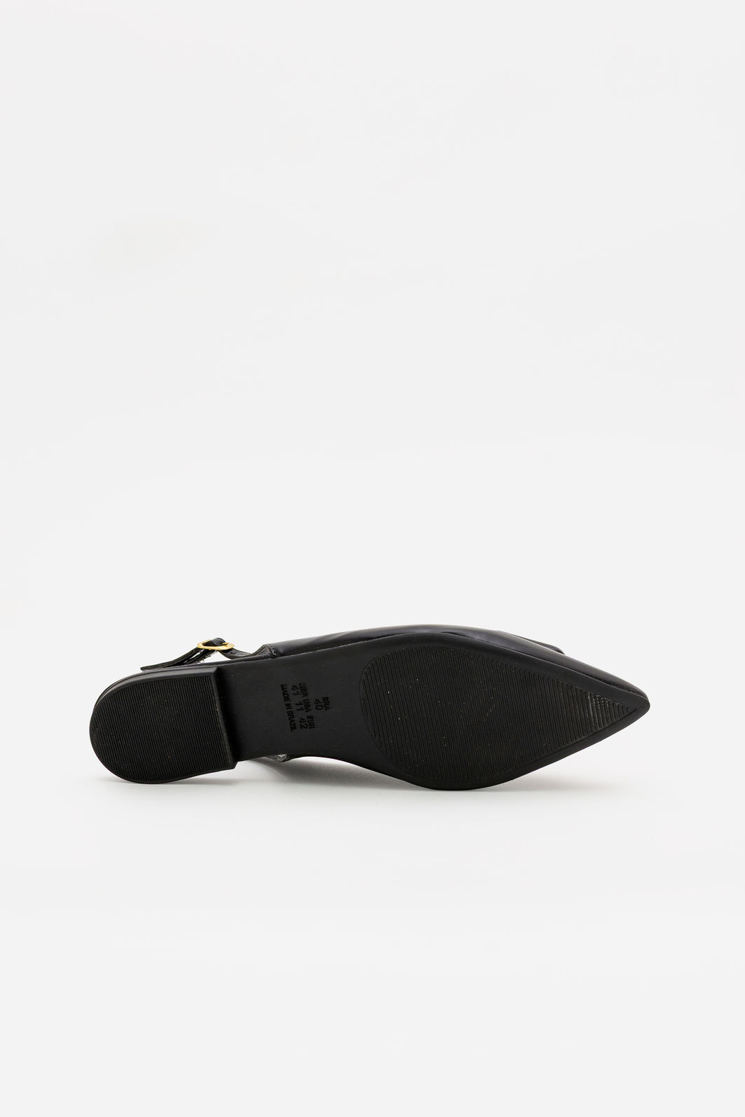 Chanel Rasteiro com Enfeite Preto Chanel Rasteiro com Enfeite Preto