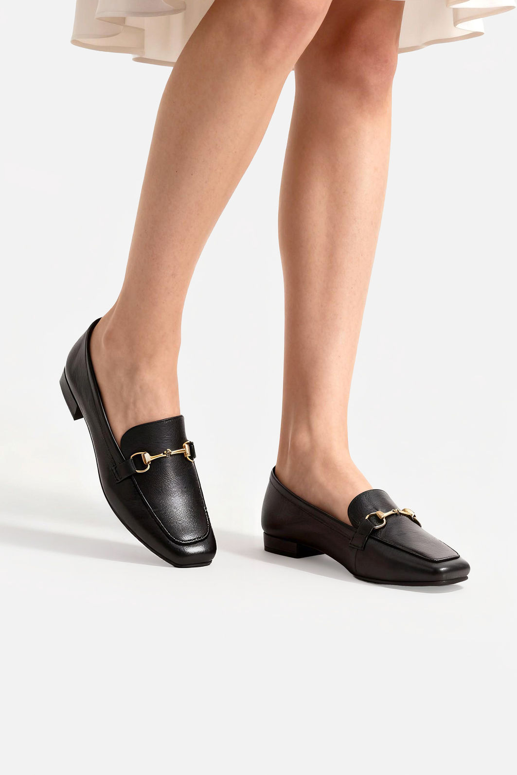 Mocassim Tradicional em Couro Preto Mocassim Tradicional em Couro Preto