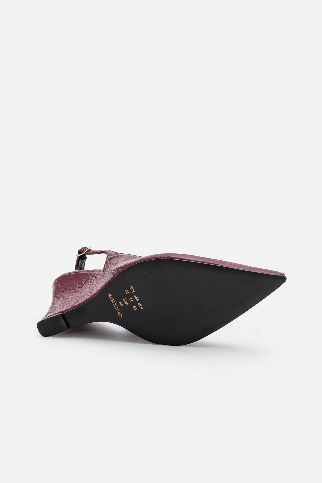 Slingback com Salto Anabela Bordo Slingback com Salto Anabela Bordo