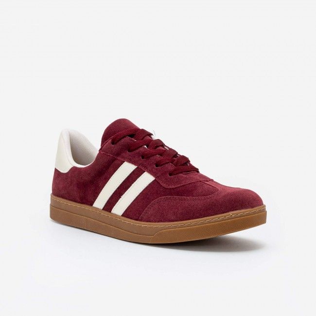 Tênis Casual em Camurça Bordo