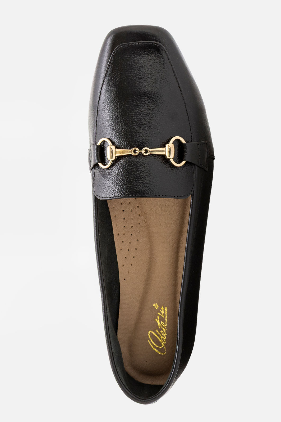 Mocassim Tradicional em Couro Preto Mocassim Tradicional em Couro Preto