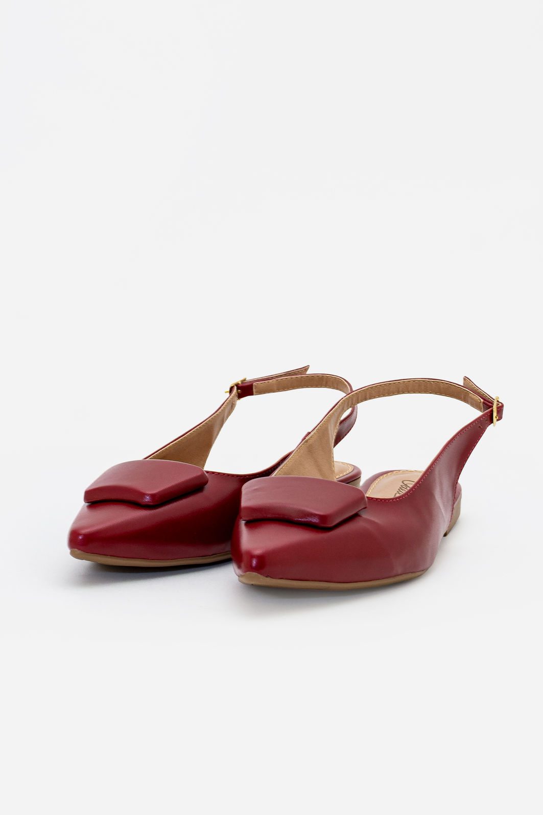 Chanel Rasteiro com Enfeite Bordô