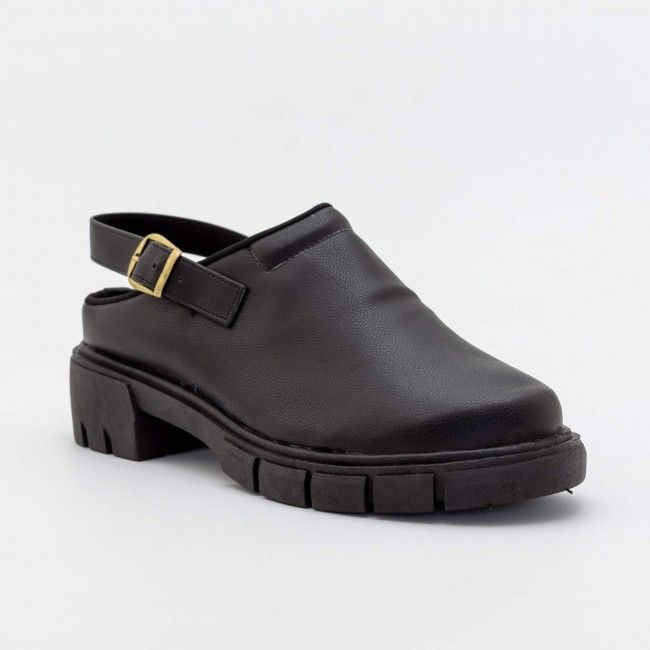 Clog Tratorado Colchãozão Preto