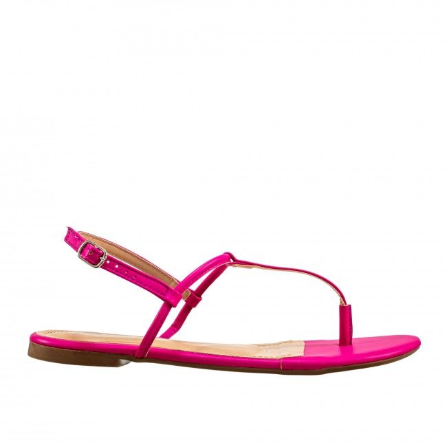 Rasteira Básica Minimalista Tiras Pink