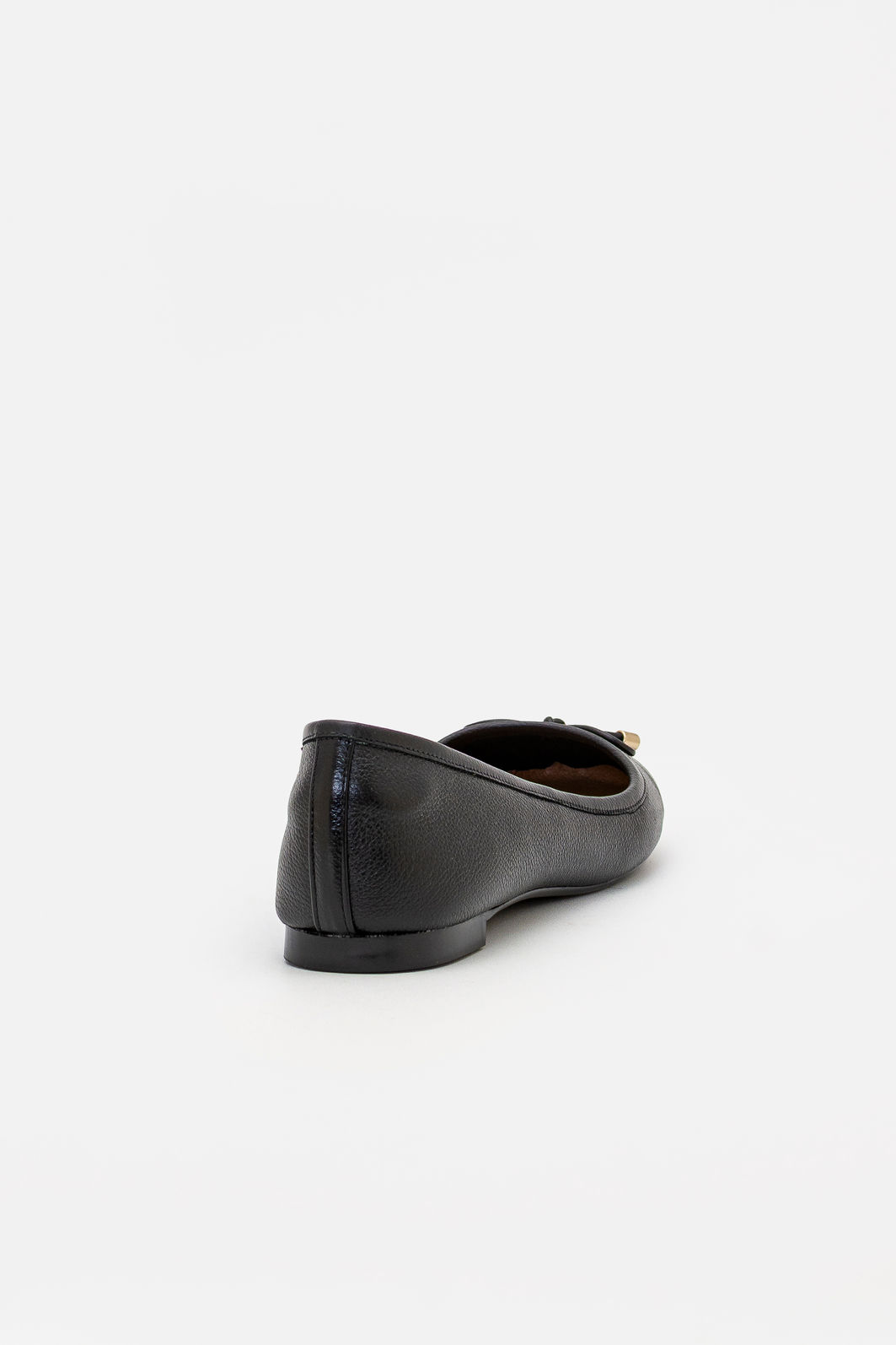 Sapatilha Delicada em Couro Preta Sapatilha Delicada em Couro Preta