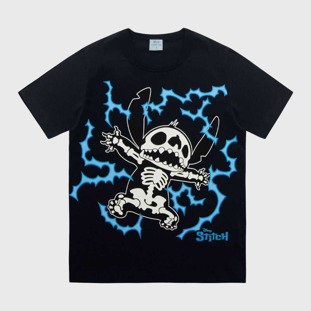 Camiseta em meia malha choque Stitch FAKINI - Loja Virtual