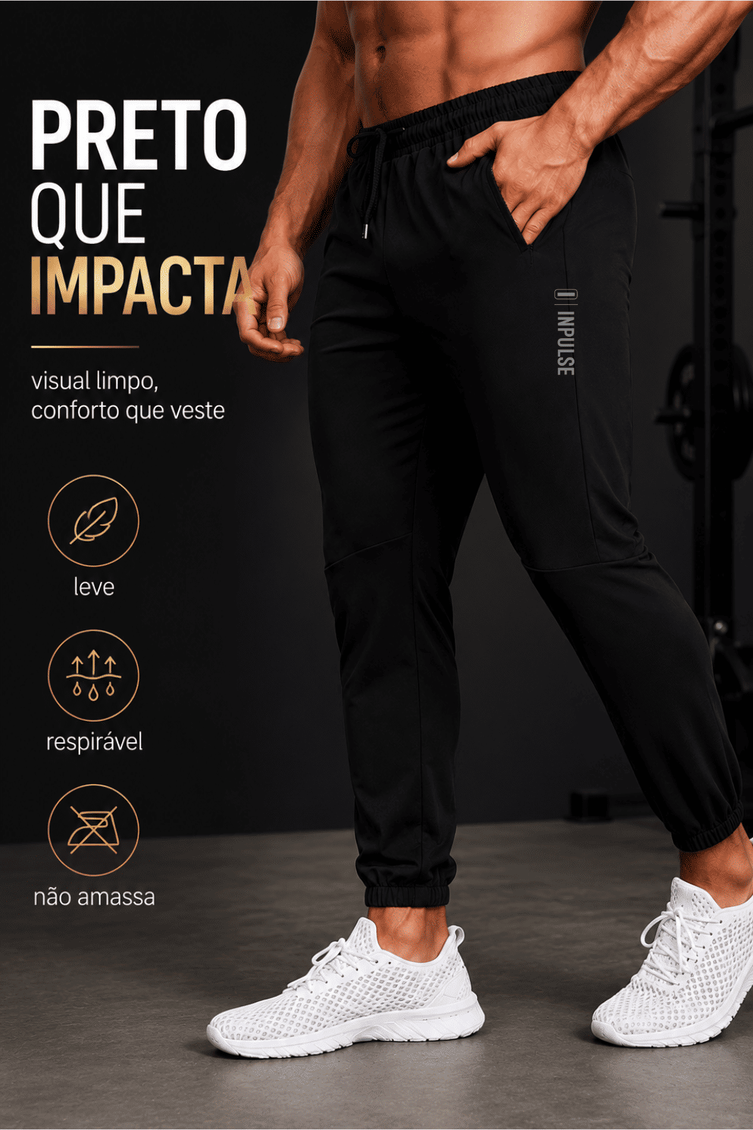 Calça Jogger Masculina Dryfit Inpulse Calça Jogger Masculina Dryfit Inpulse