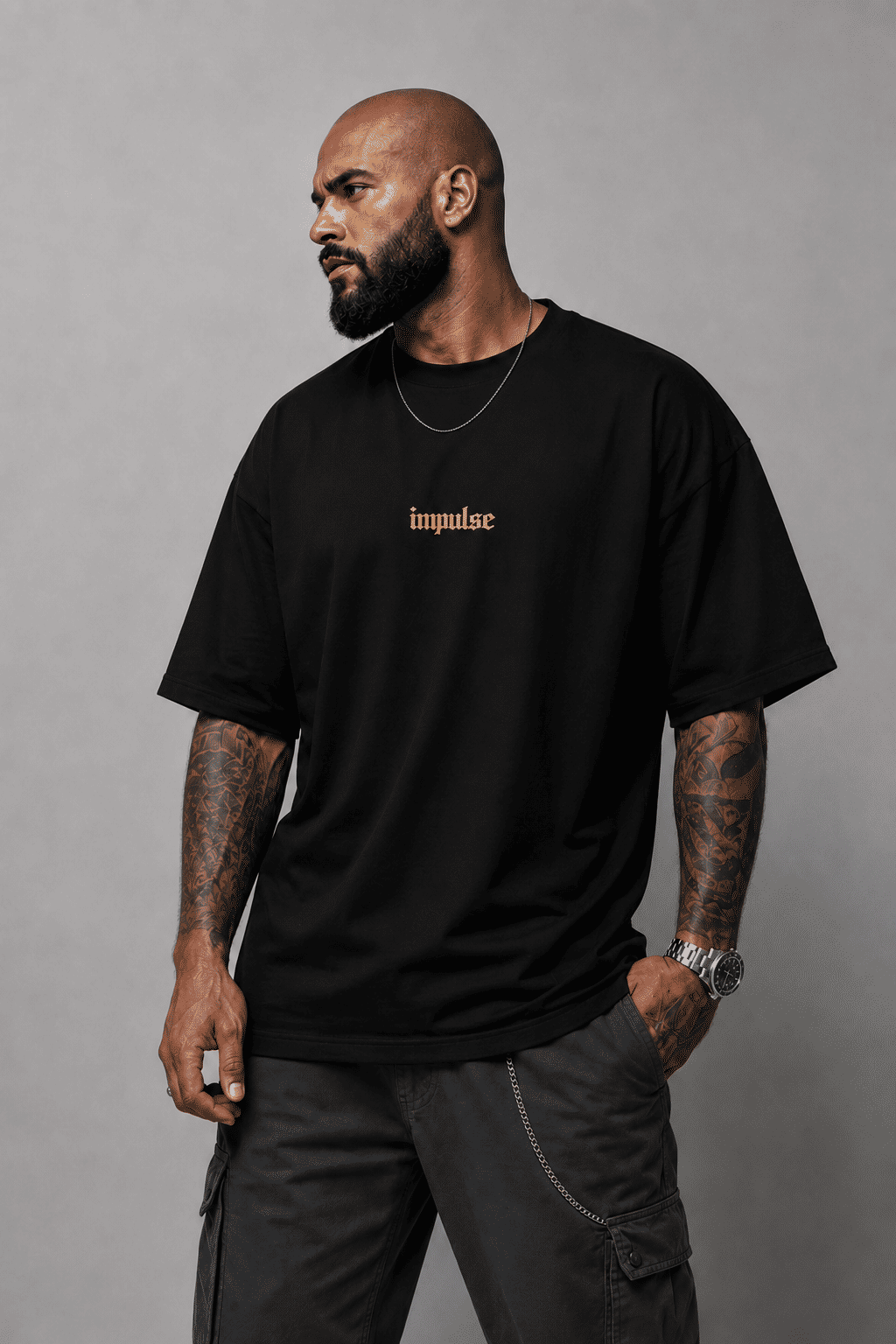 Camiseta Oversized Caveira Smile