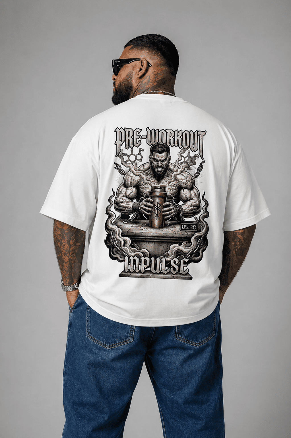 Camiseta Oversized Pre Workout Camiseta Oversized Pre Workout