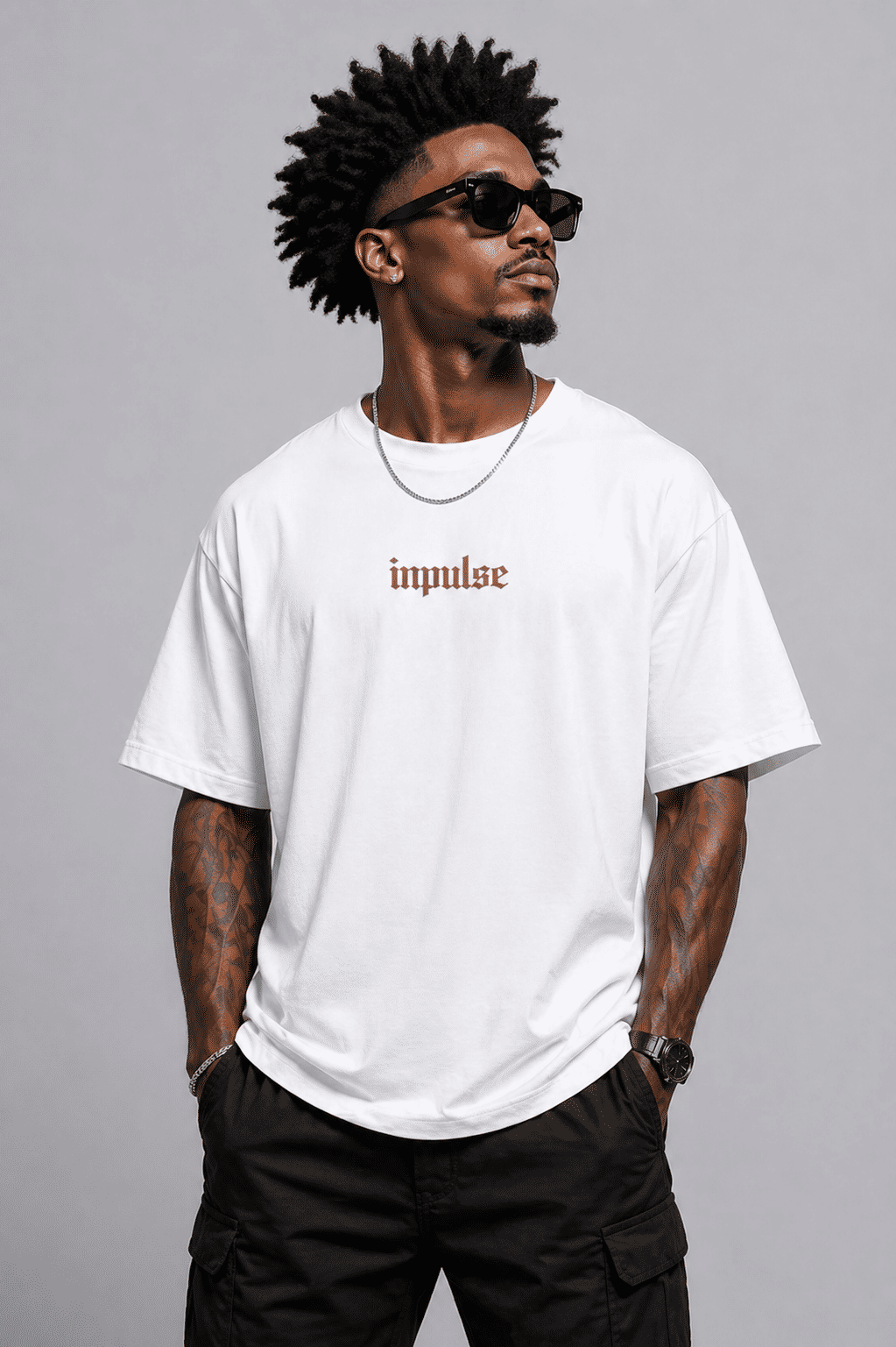 Camiseta Oversized Estampada Leg Day Inpulse Camiseta Oversized Estampada Leg Day Inpulse