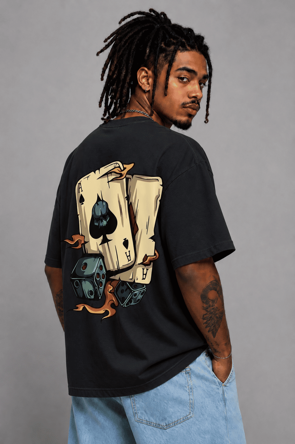 Camiseta Oversized Carta Camiseta Oversized Carta
