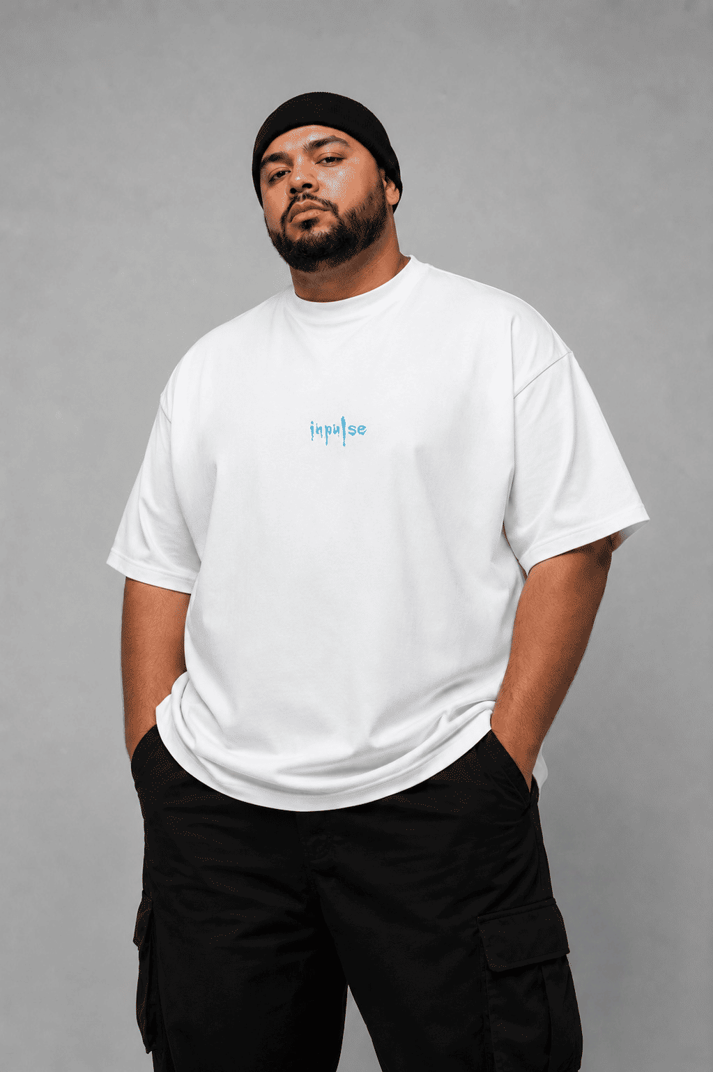 Camiseta Oversized Estampada Crazy Ghost Inpulse- Compre 3 Pague 2
