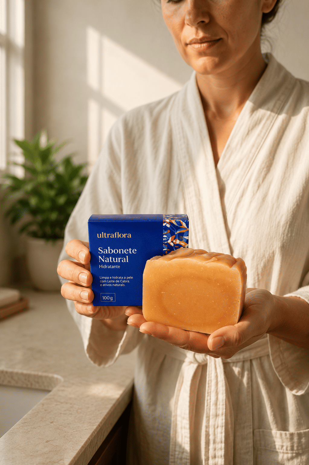Sabonete Natural com Leite de Cabra e Ativos Naturais 100g Sabonete Natural com Leite de Cabra e Ativos Naturais 100g