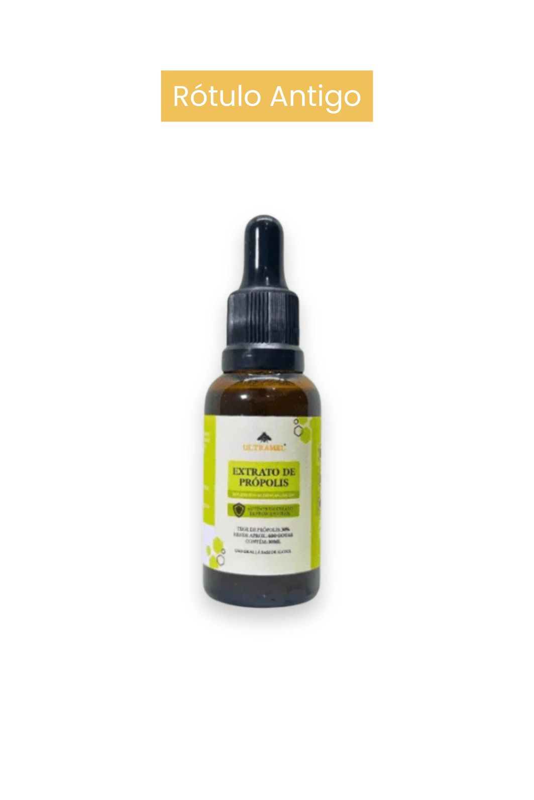 Própolis Verde 12% Base Álcool de Cereais - 30ml Própolis Verde 12% Base Álcool de Cereais - 30ml