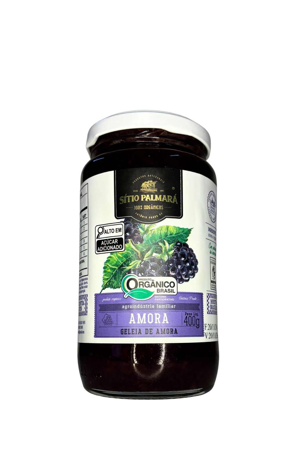 Geleia de Amora Orgânica – 400g