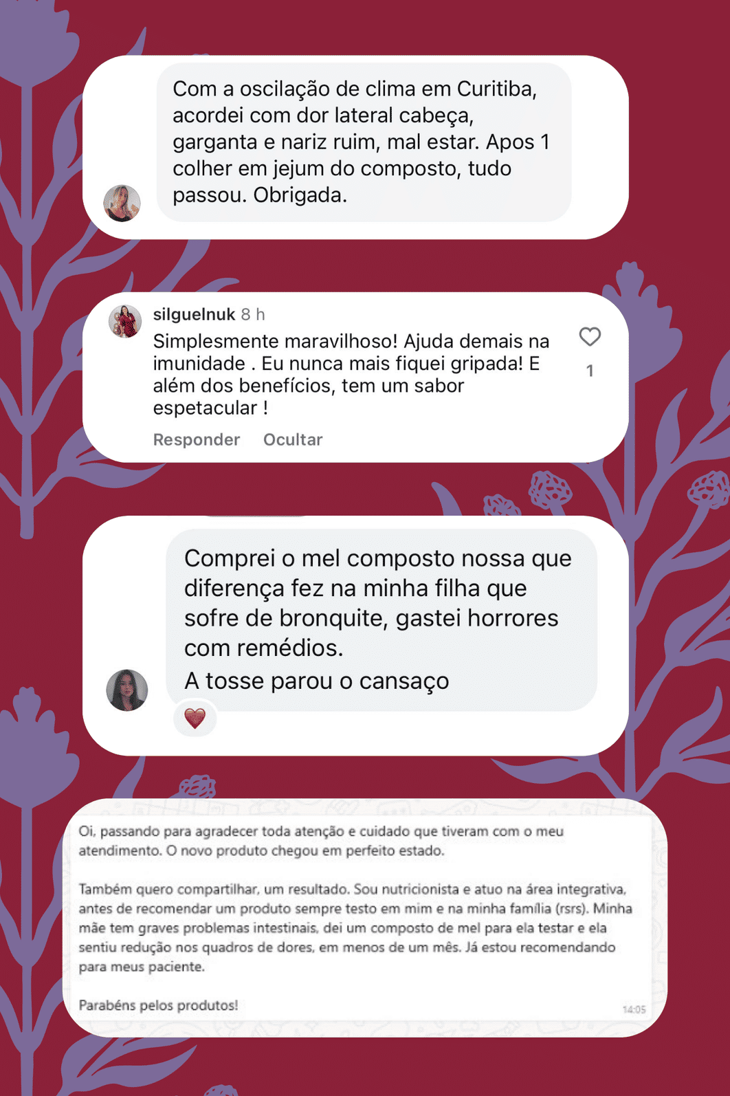Composto Mel, Própolis, Romã e Eucalipto - 300g Composto Mel, Própolis, Romã e Eucalipto - 300g